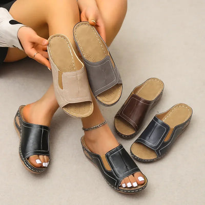 Lily™ - Sandales plates orthopédiques confortables