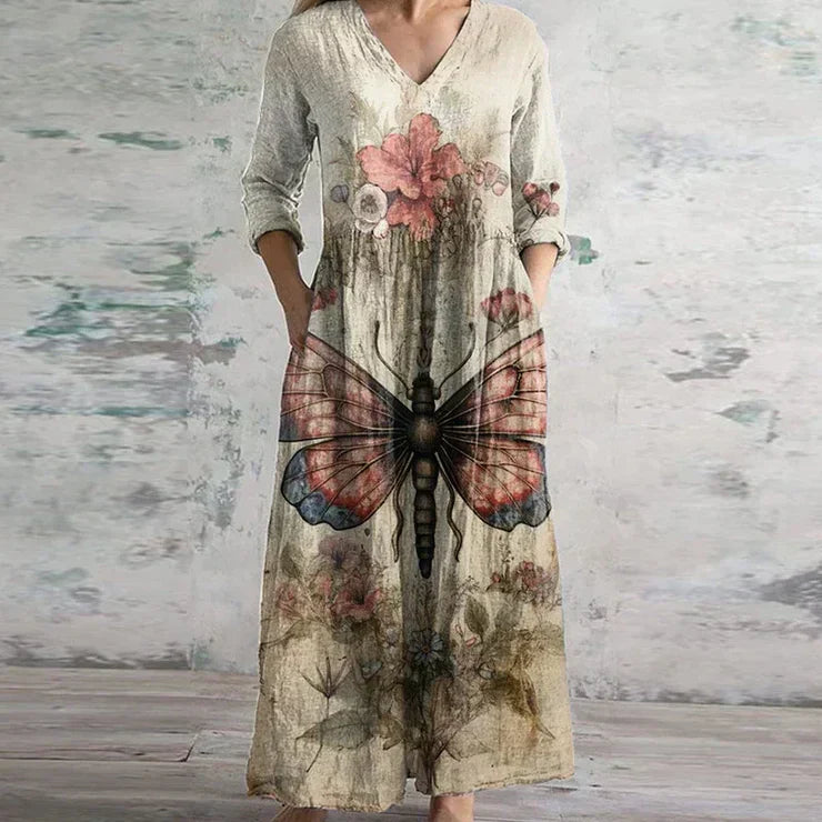 Miya | Robe Décontractée Élégante avec Patches
