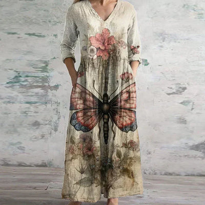 Miya | Robe Décontractée Élégante avec Patches