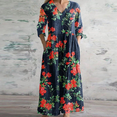 Miya | Robe Décontractée Élégante avec Patches