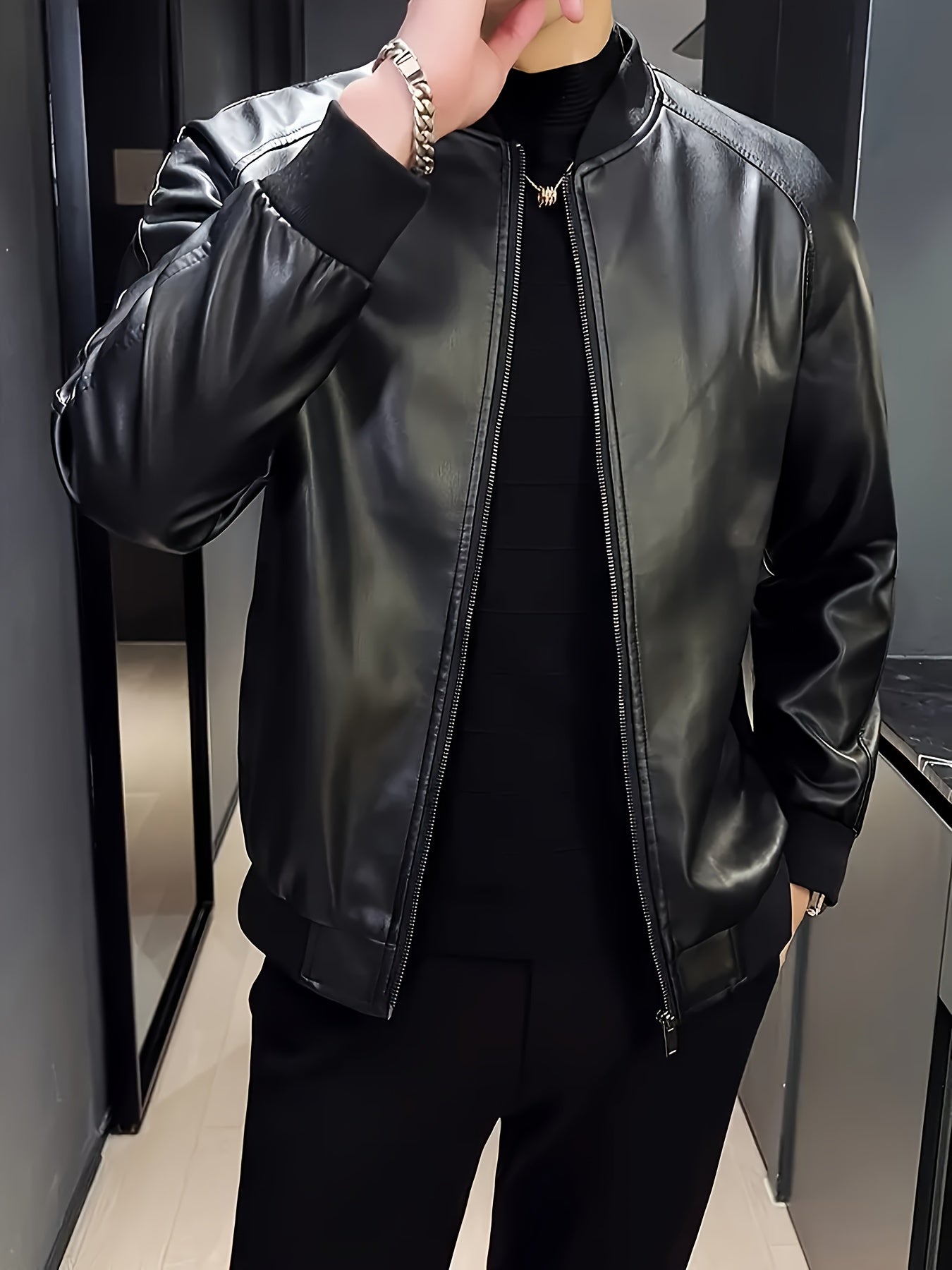 Veste de baseball décontractée avec caractère