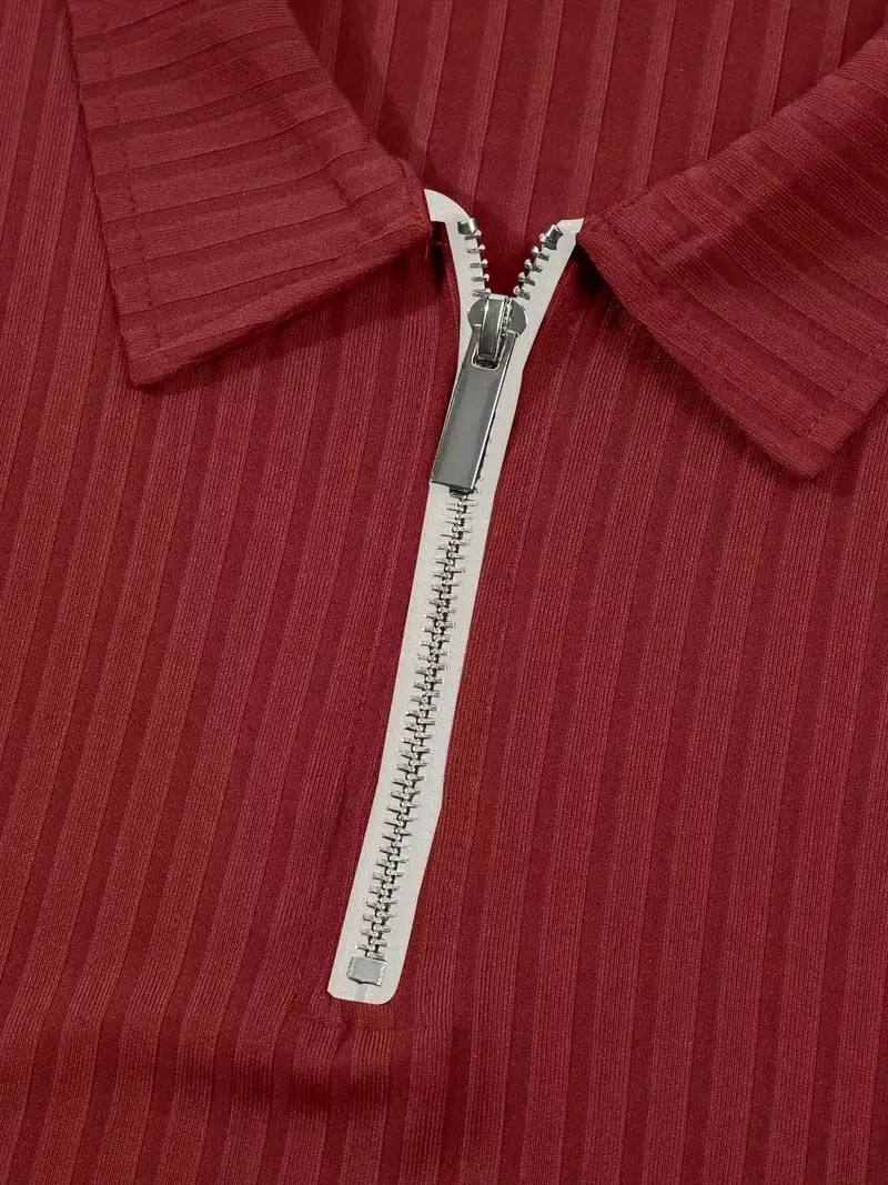 Llario - Pull Côtelé avec Zip