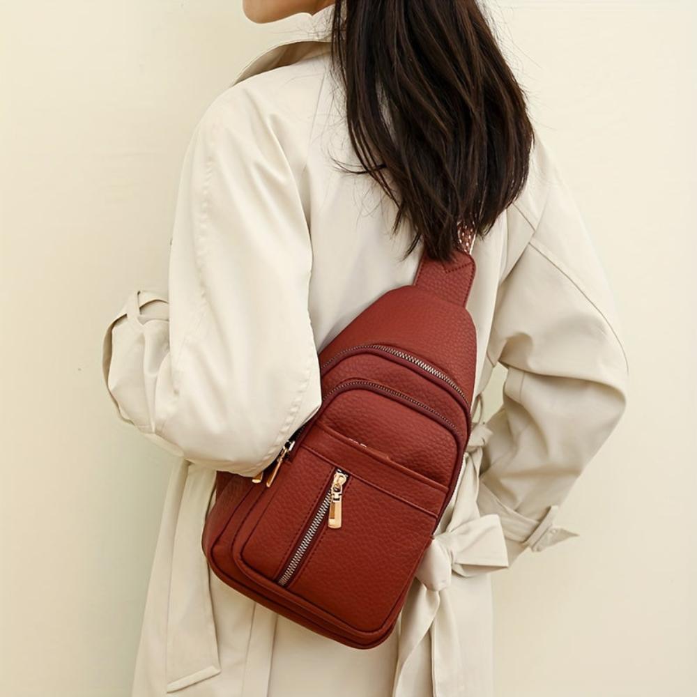 Riley™ Vintage Charm | Sac Bandoulière de Poitrine