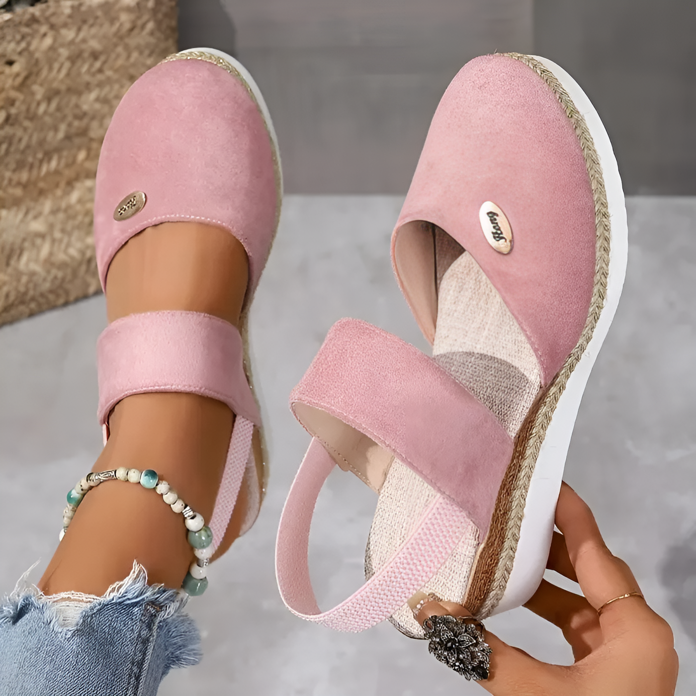 Wendy - Sandales Orthopédiques Décontractées Slip On