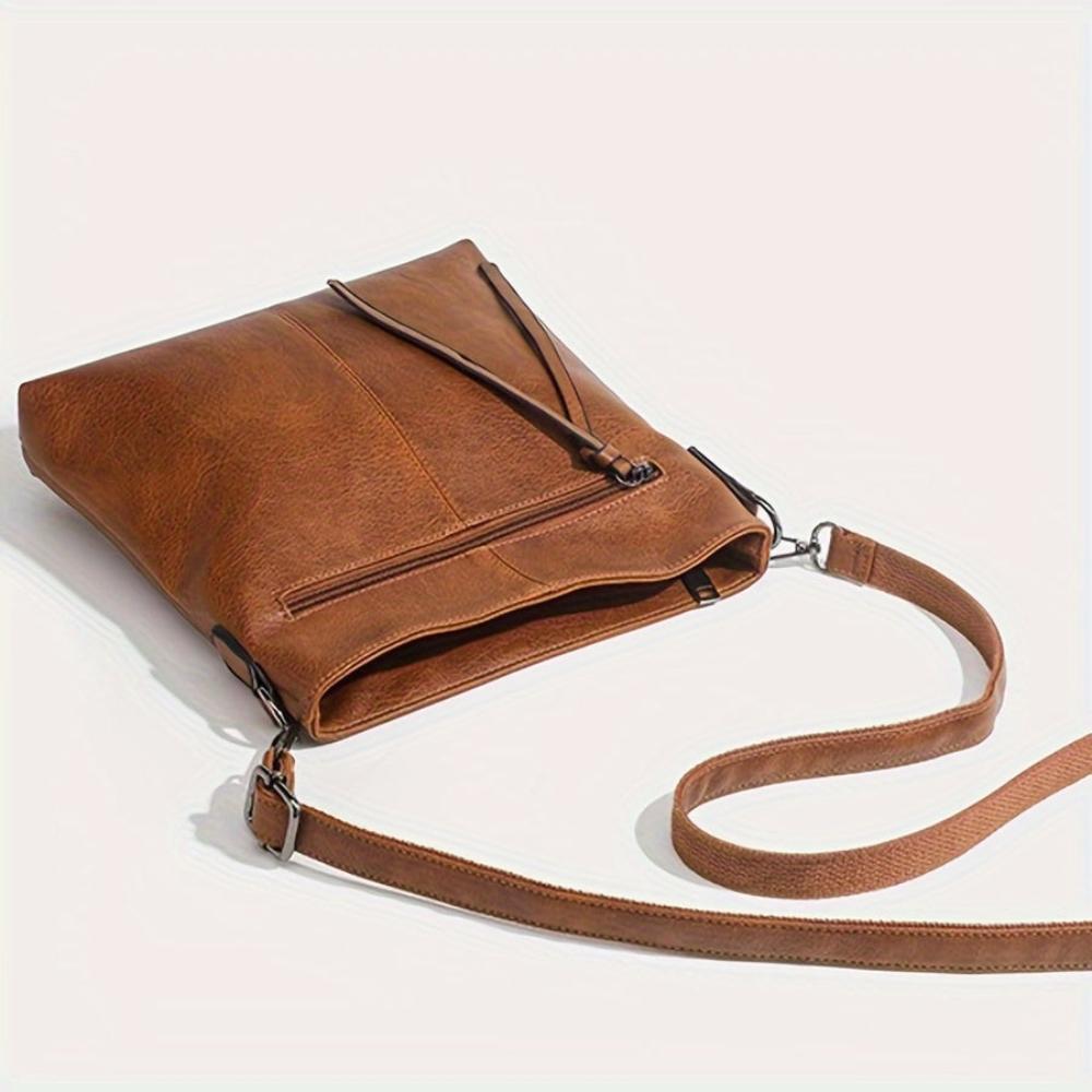 Addison™ Élégance Simple | Sac Croisé Carré Rétro