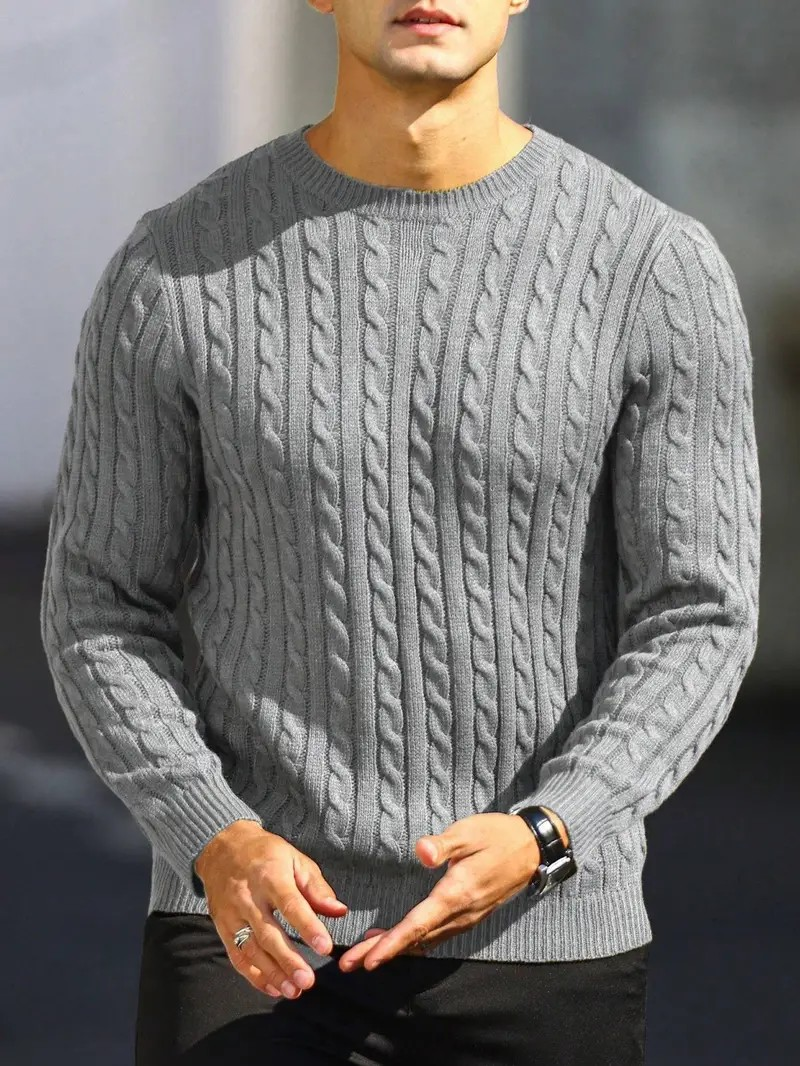 AURELIEN - PULL SLIM À MANCHES LONGUES