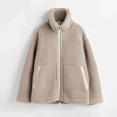 Jeanne - Veste en agneau confortable et tendance