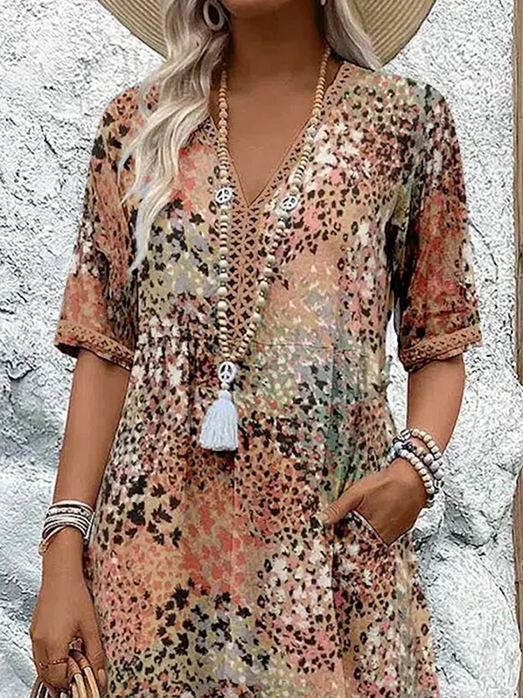 Florence | Robe Midi Vibrante