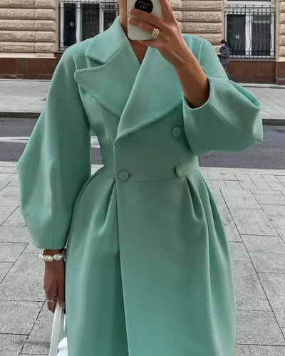 Josiane - Manteau élégant à double boutonnage
