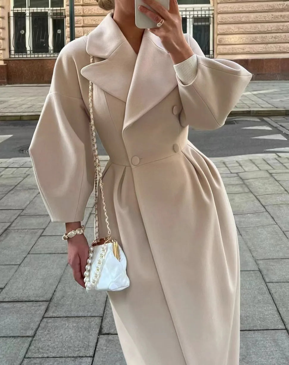 Josiane - Manteau élégant à double boutonnage