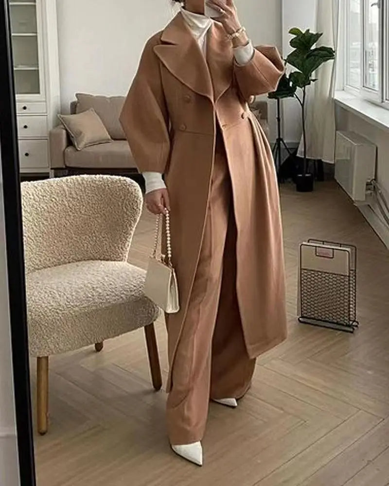 Josiane - Manteau élégant à double boutonnage