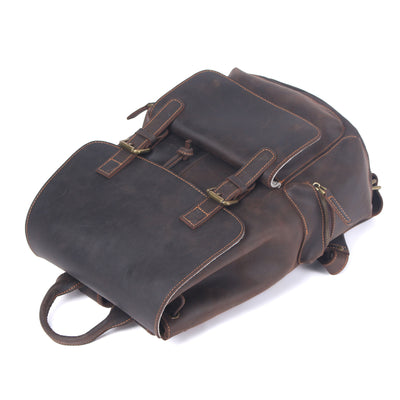 FLAM | Sac à Dos en Cuir avec Cordon