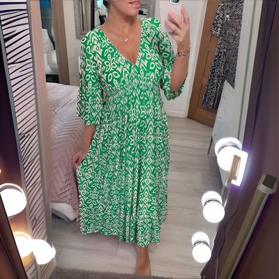 Camila | Robe Maxi Coucher de Soleil