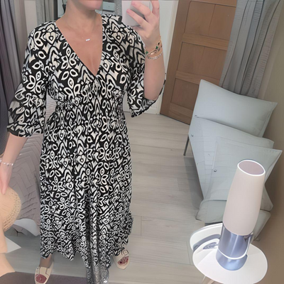 Camila | Robe Maxi Coucher de Soleil