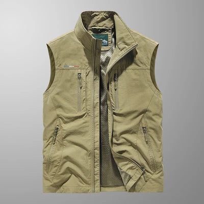 Casper – Gilet cargo respirant avec poches multiples