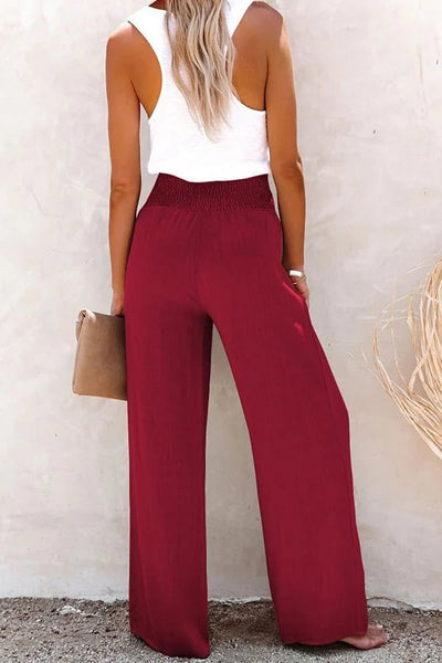 Riana™ | Pantalons Relaxés Taille Haute