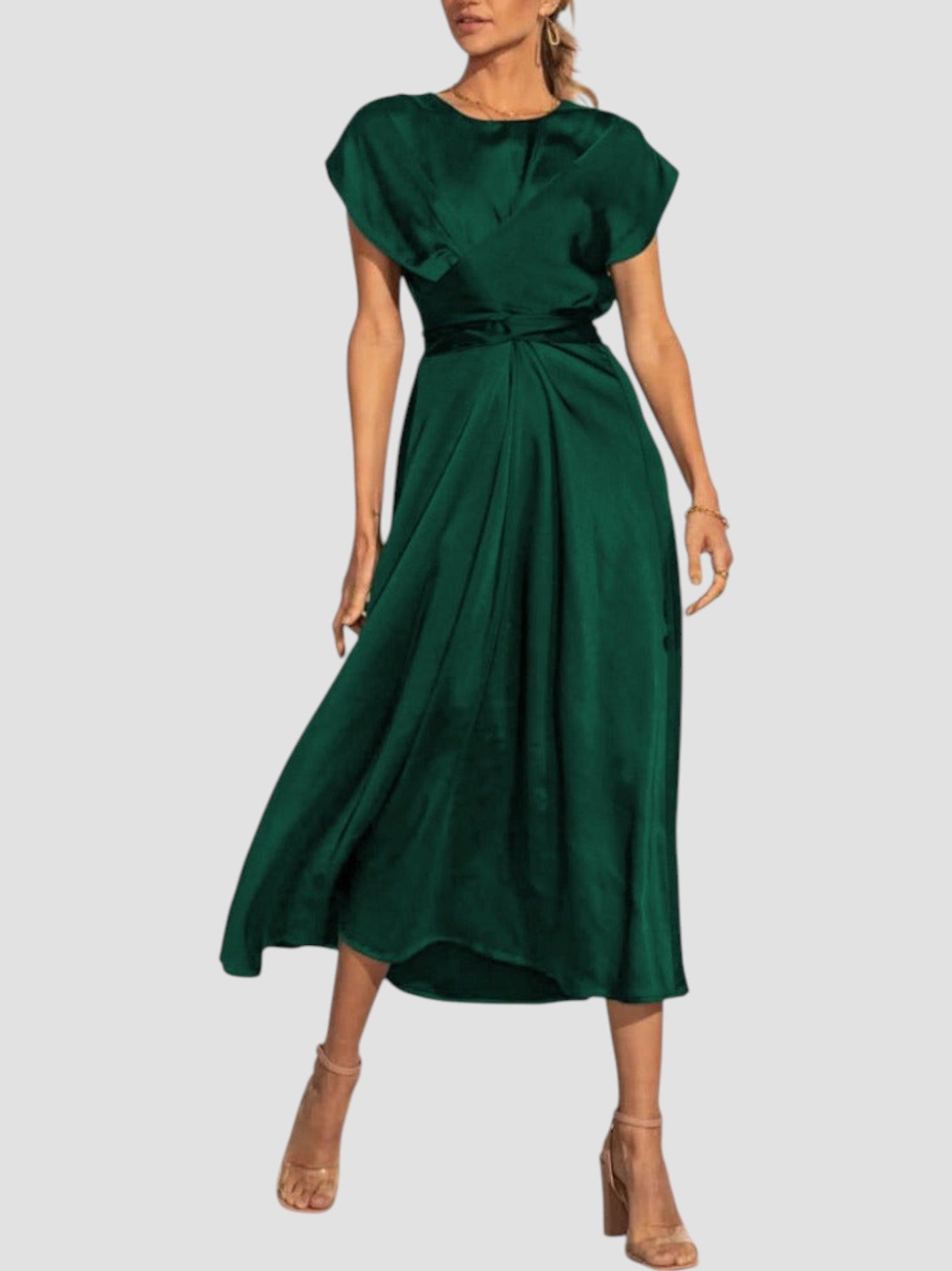 Claire | Robe Midi Élégante