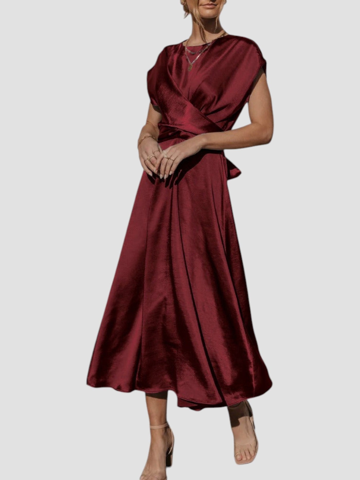 Claire | Robe Midi Élégante