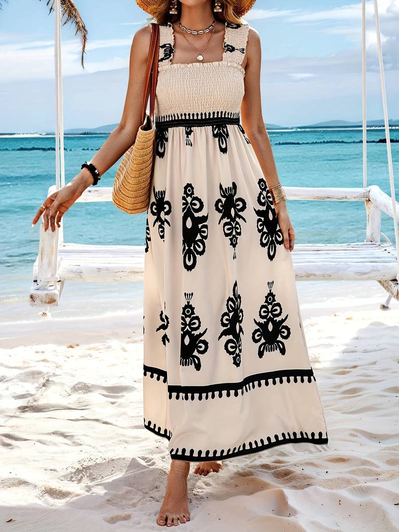 LIVY - Robe Maxi Brise du Désert