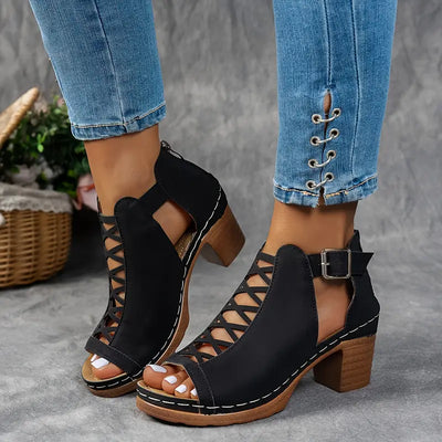 Aubrey™ - Sandales à Talon Élévé Élégantes