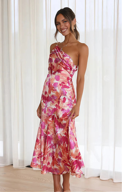 Diane | Robe en Satin Floral