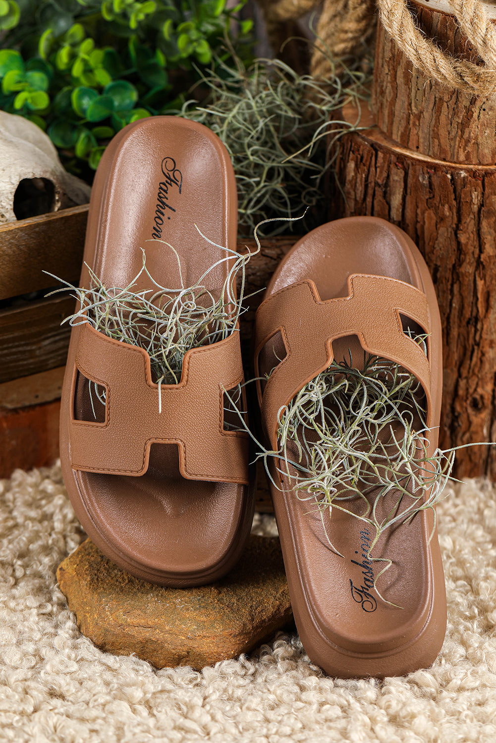 Nandine | Sandales à design bloc pour femmes