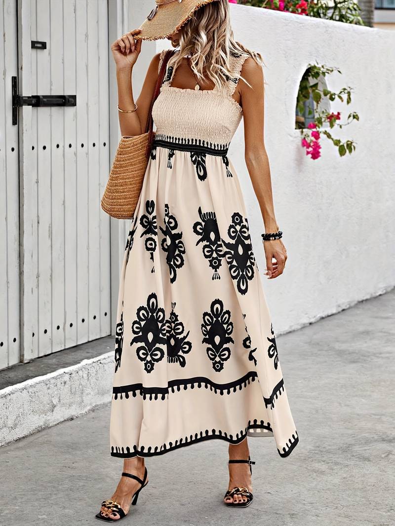 LIVY - Robe Maxi Brise du Désert