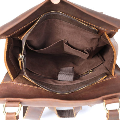 KENWAY | Sac à Dos en Cuir Pleine Fleur
