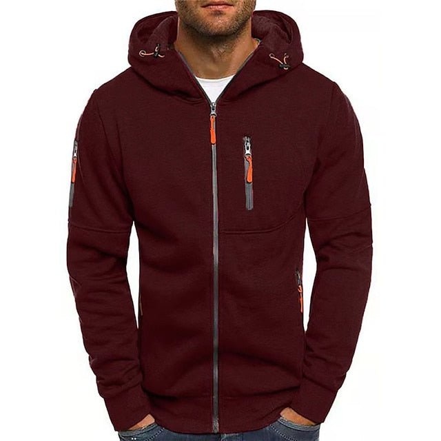 Oliver | Hoodie à zip urbain