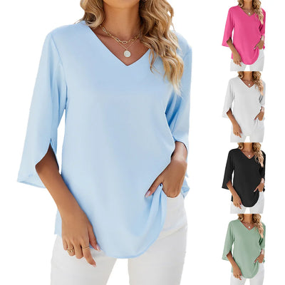 Belinda™ | Blouse à col en V