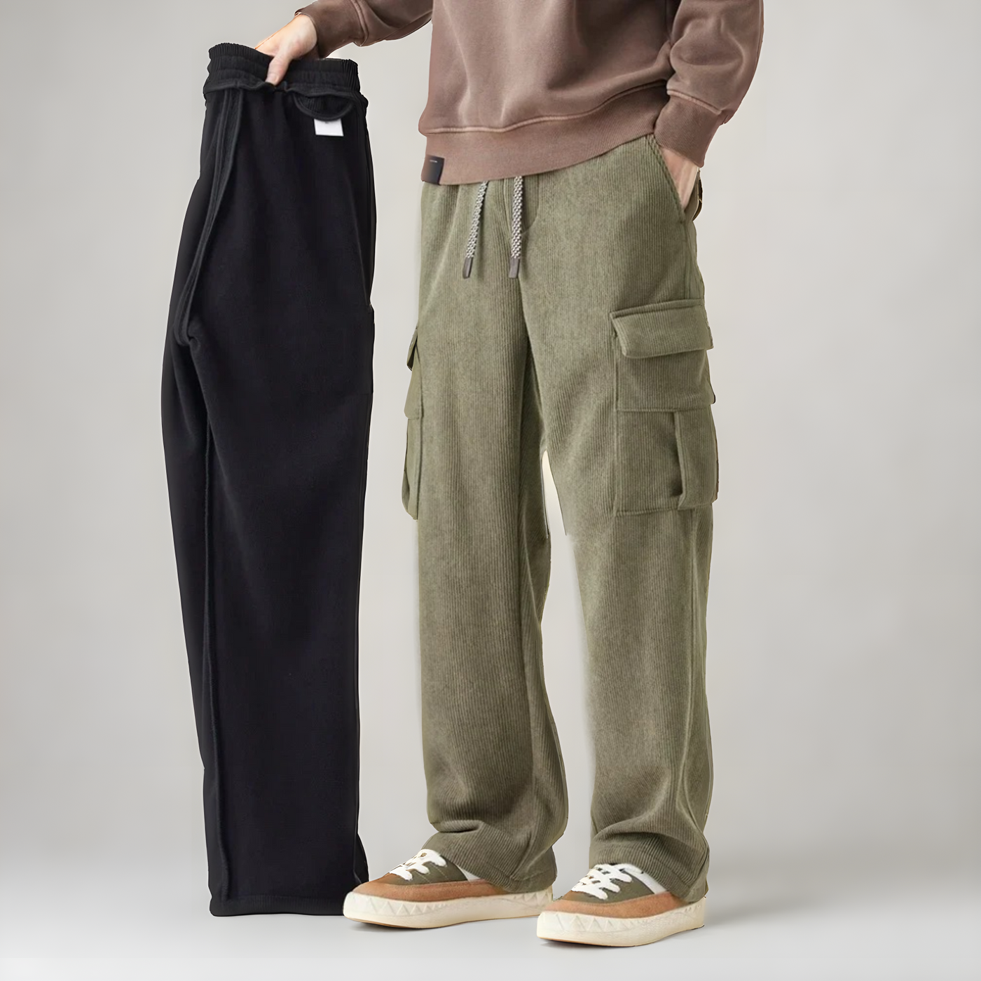 Haruki | Pantalon en velours côtelé d'hiver