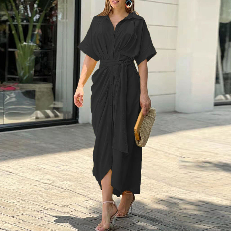 Amalia | Robe Maxi Enveloppe de Luxe (Presque épuisée)