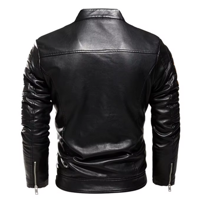 Veste de moto résistante avec col