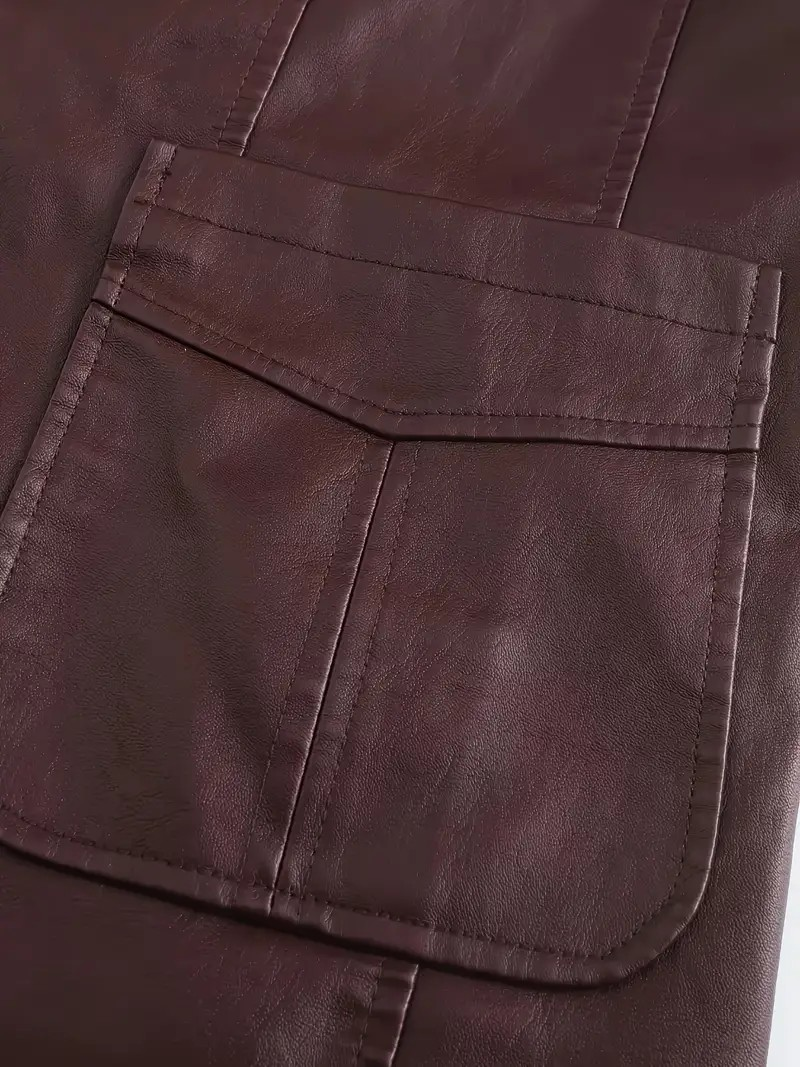 OLIVEIER - VESTE EN CUIR SYNTHÉTIQUE