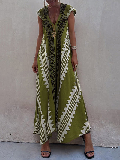 Boho™ | Robe sans manches avec décolleté en V