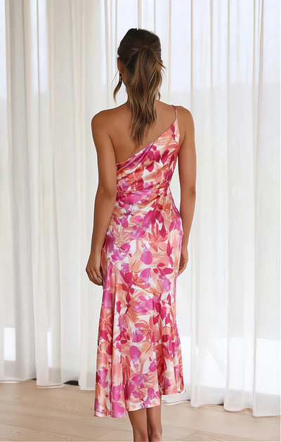 Diane | Robe en Satin Floral