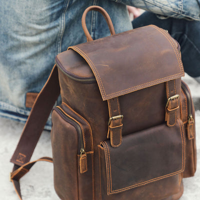 KALMAR | Sac à Dos en Cuir