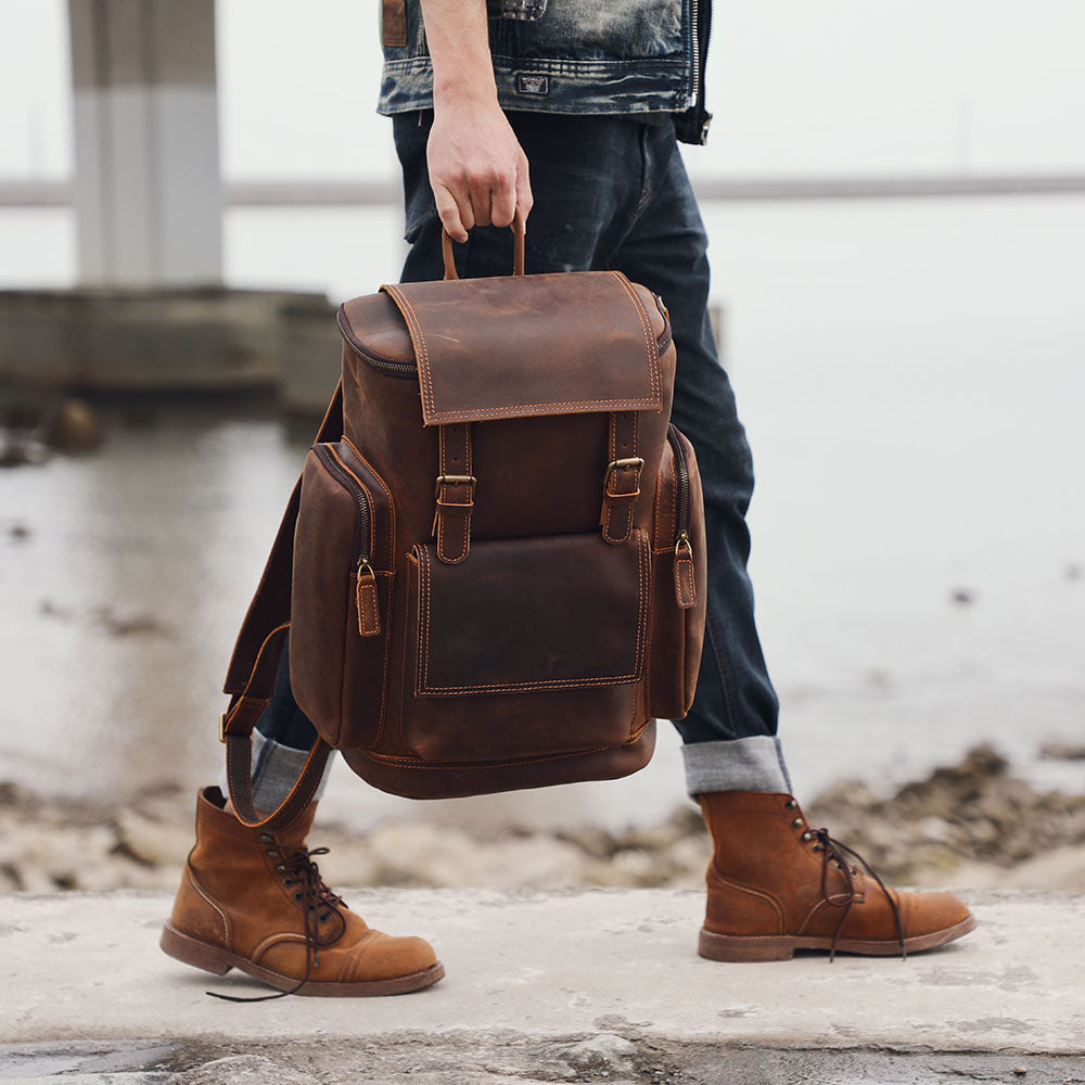 KALMAR | Sac à Dos en Cuir