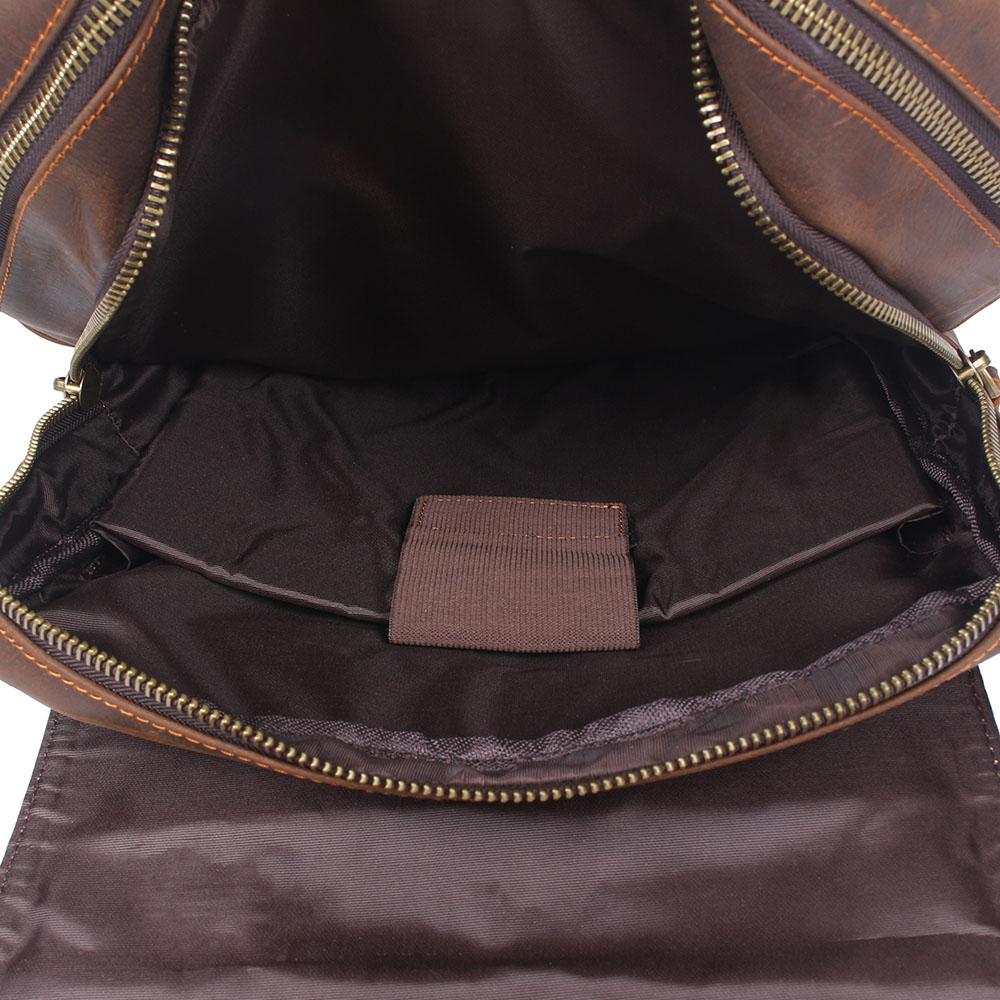 BIEFELD | Sac à Dos en Cuir Marron