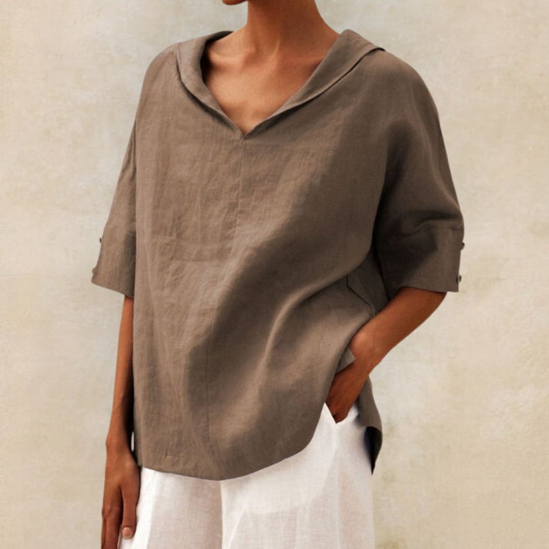 Lena™ | Chemise décontractée en lin