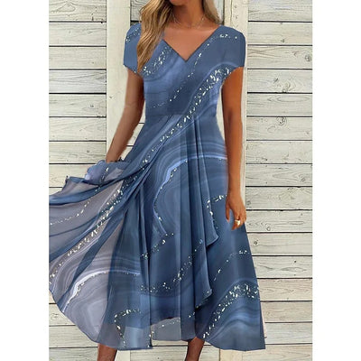 Naomi | Robe Midi Décolleté en V