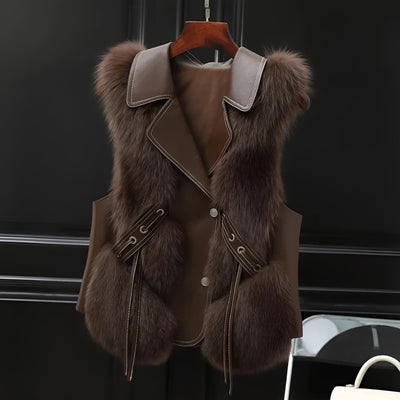 Mélisande - Manteau en fausse fourrure de luxe