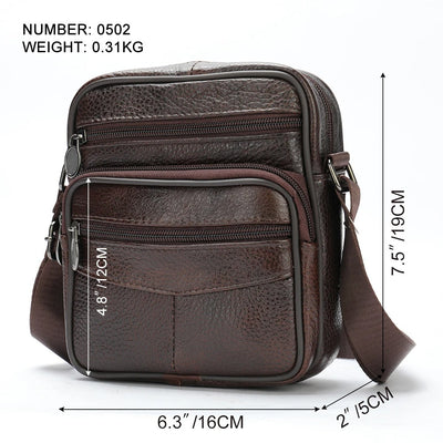 Franco | Sac bandoulière en cuir pour homme confortable