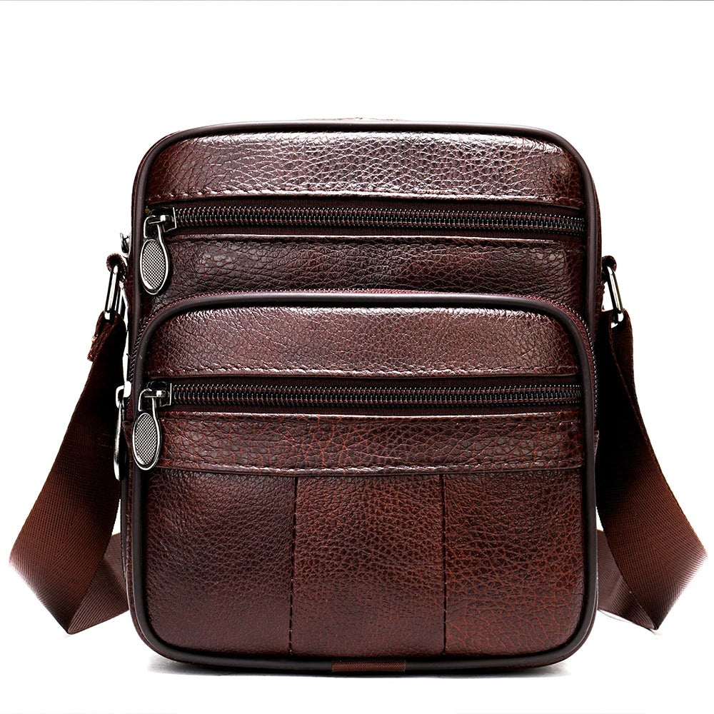 Franco | Sac bandoulière en cuir pour homme confortable