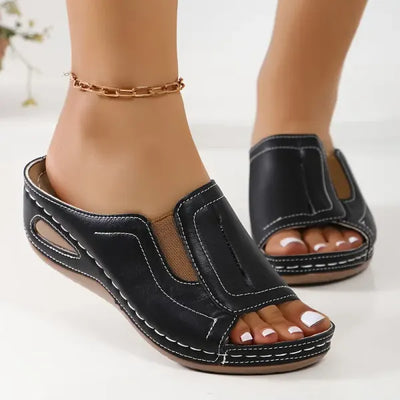 Lily™ - Sandales plates orthopédiques confortables