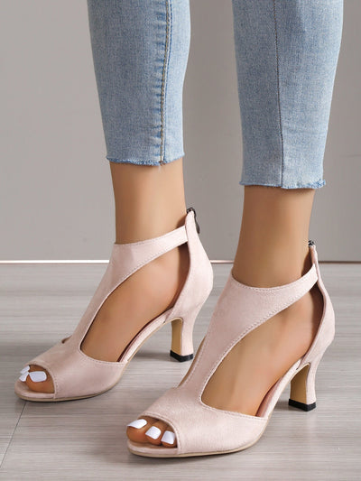 Laluna | Talons Hauts Élégants avec Ouverture