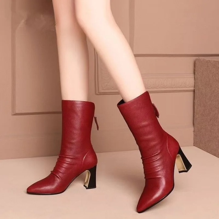 Orla | Bottines à Talons Aiguille Élégants