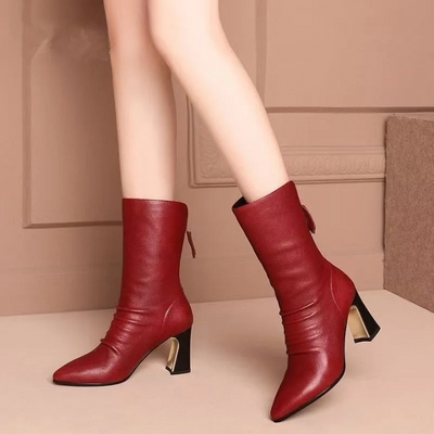 Orla | Bottines à Talons Aiguille Élégants
