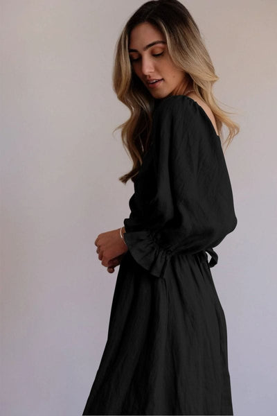 Tana | ROBE FRANÇAISE AVEC MANCHES VOLANTES