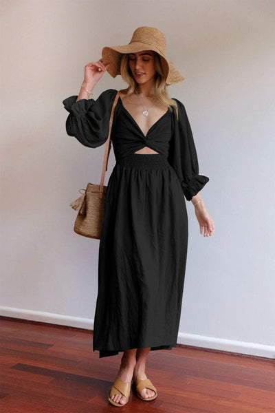 Tana | ROBE FRANÇAISE AVEC MANCHES VOLANTES